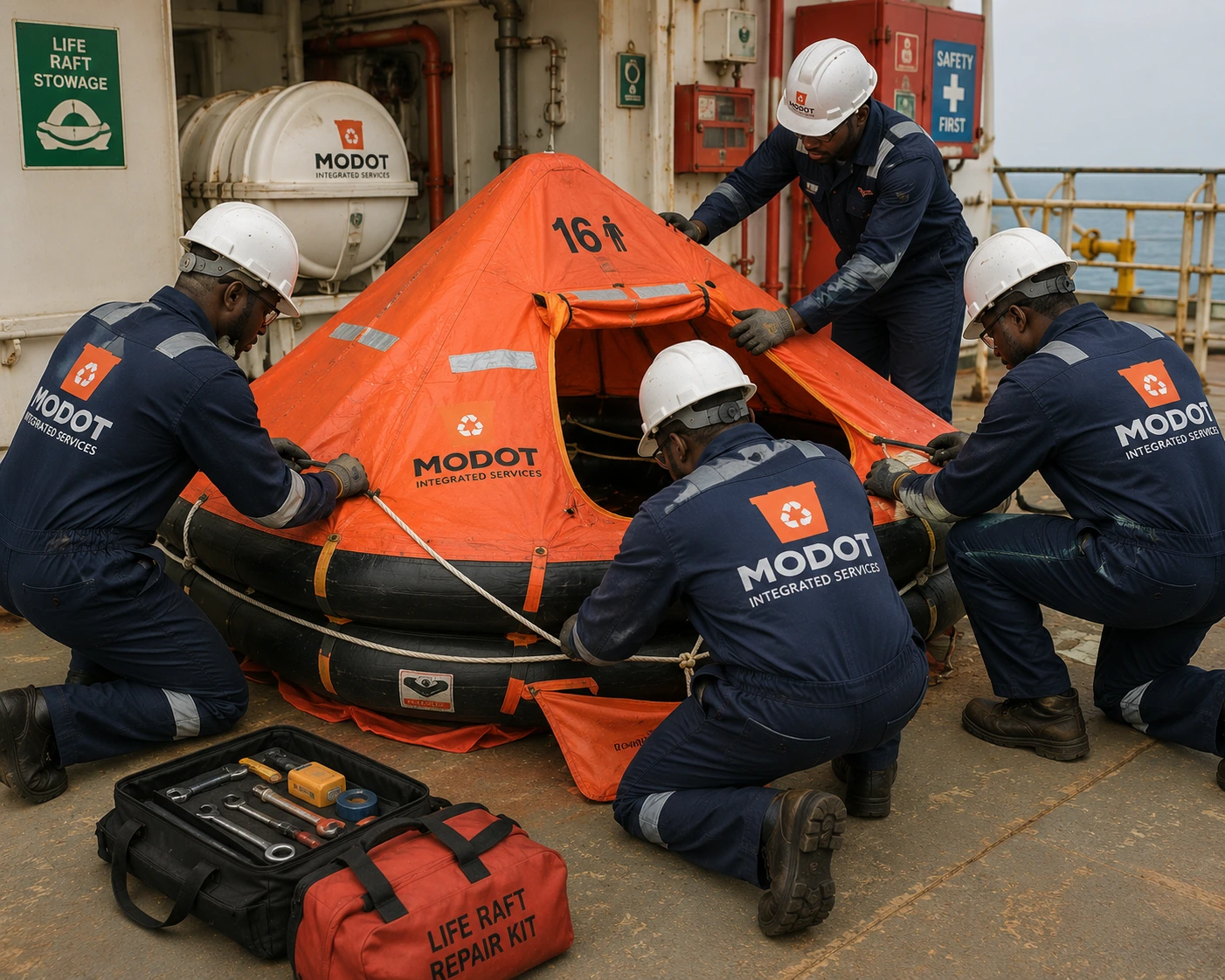 Life Raft Inspection and Maintenance