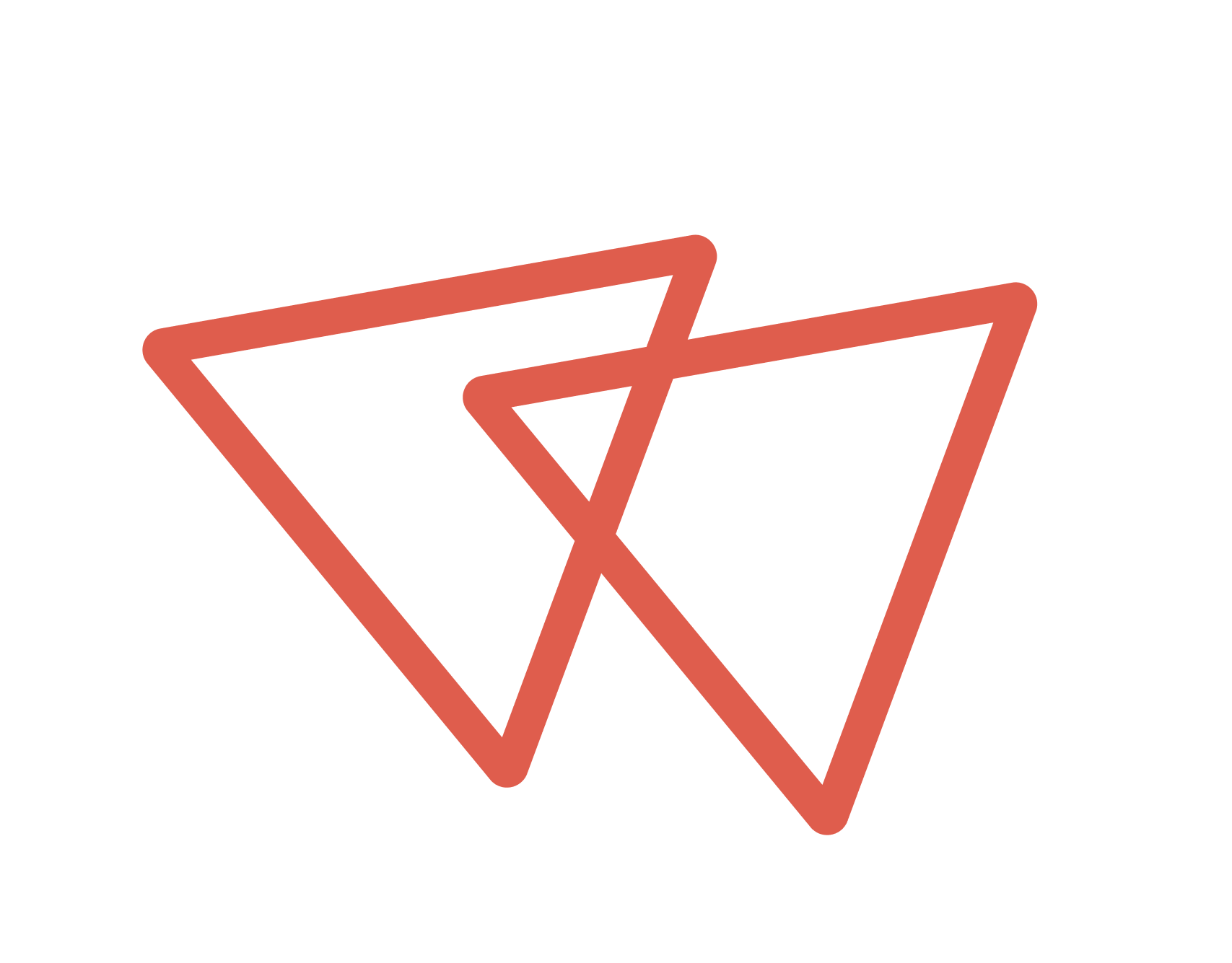 Decorative geometric shape elements